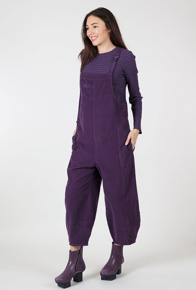 Fenini Baby Cord Jumpsuit, Mulberry 