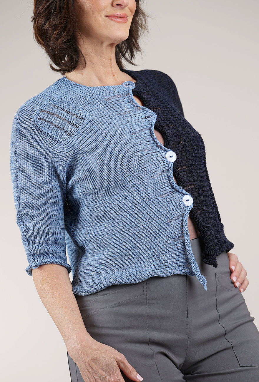 Paper Temples Helen Cardie, Sky/Navy 