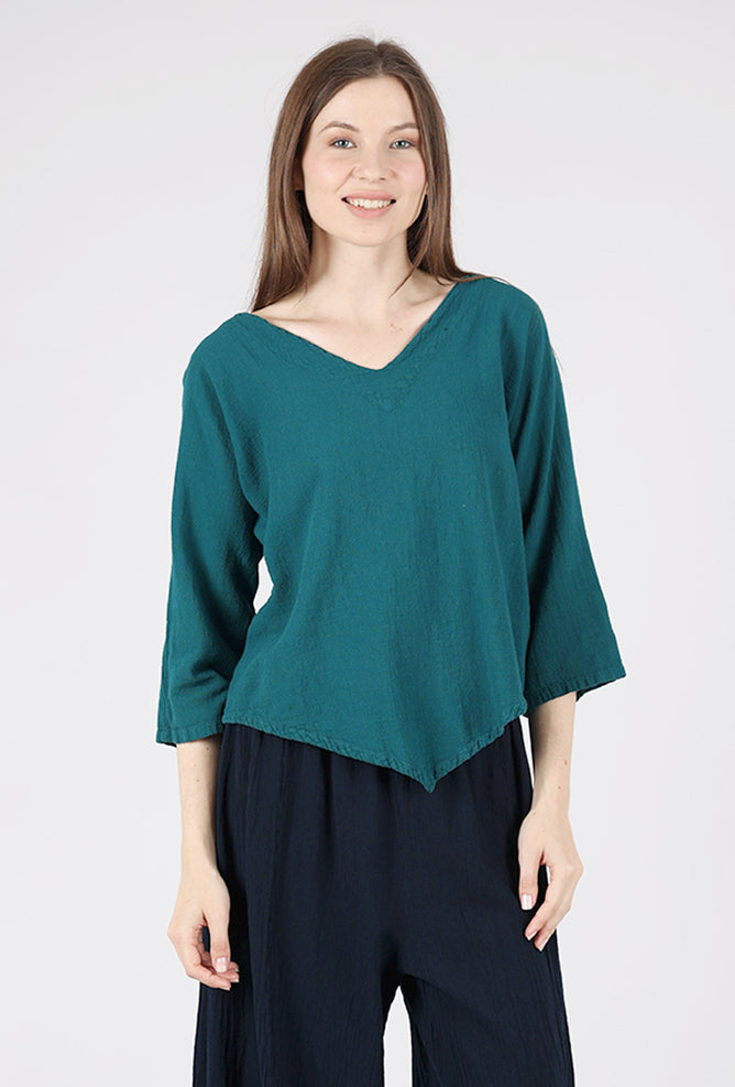Oh My Gauze Lynn Top, Pine 