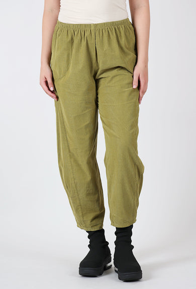 Fenini Baby Cord Pleat Pants, Avocado 