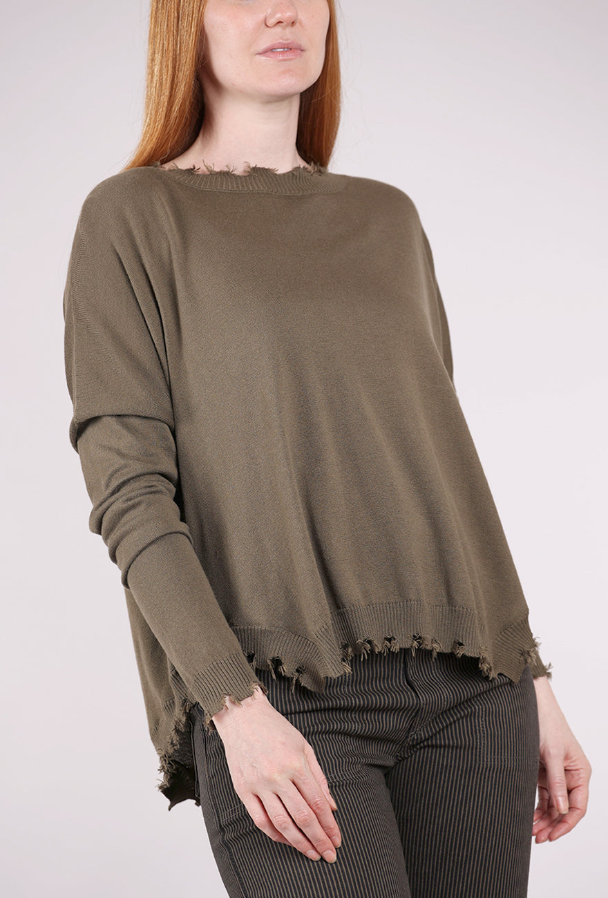 Planet Shabby Chic Sweater, Loden 