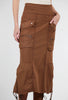 XCVI Marconi Cargo Skirt, Rufous Rust 