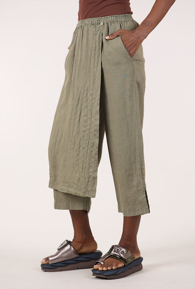 By Basics Skirt-Pant Culottes, Capers 