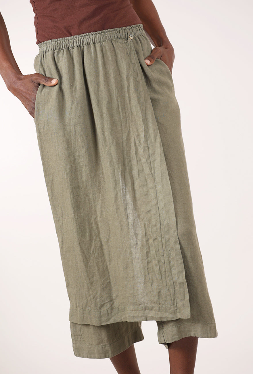 By Basics Skirt-Pant Culottes, Capers 
