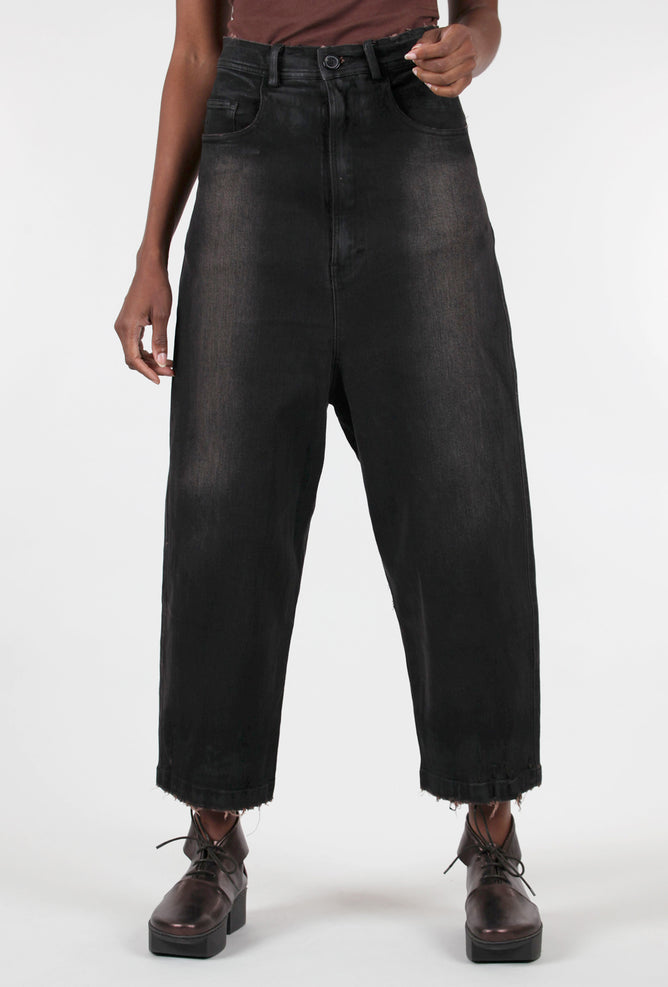 Rundholz Garment-Dyed Denim, Black 