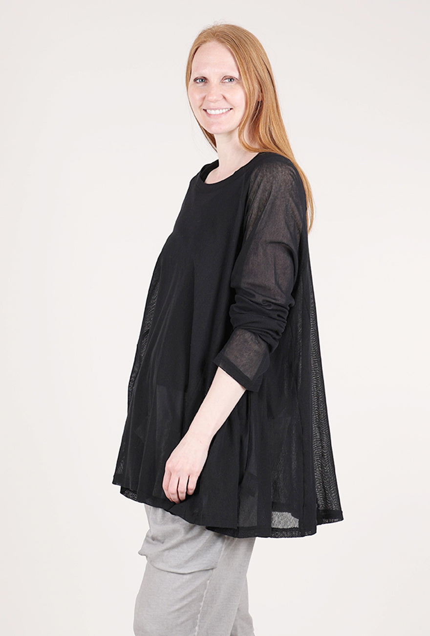 Pluslavie One Sweat Mesh, Black 