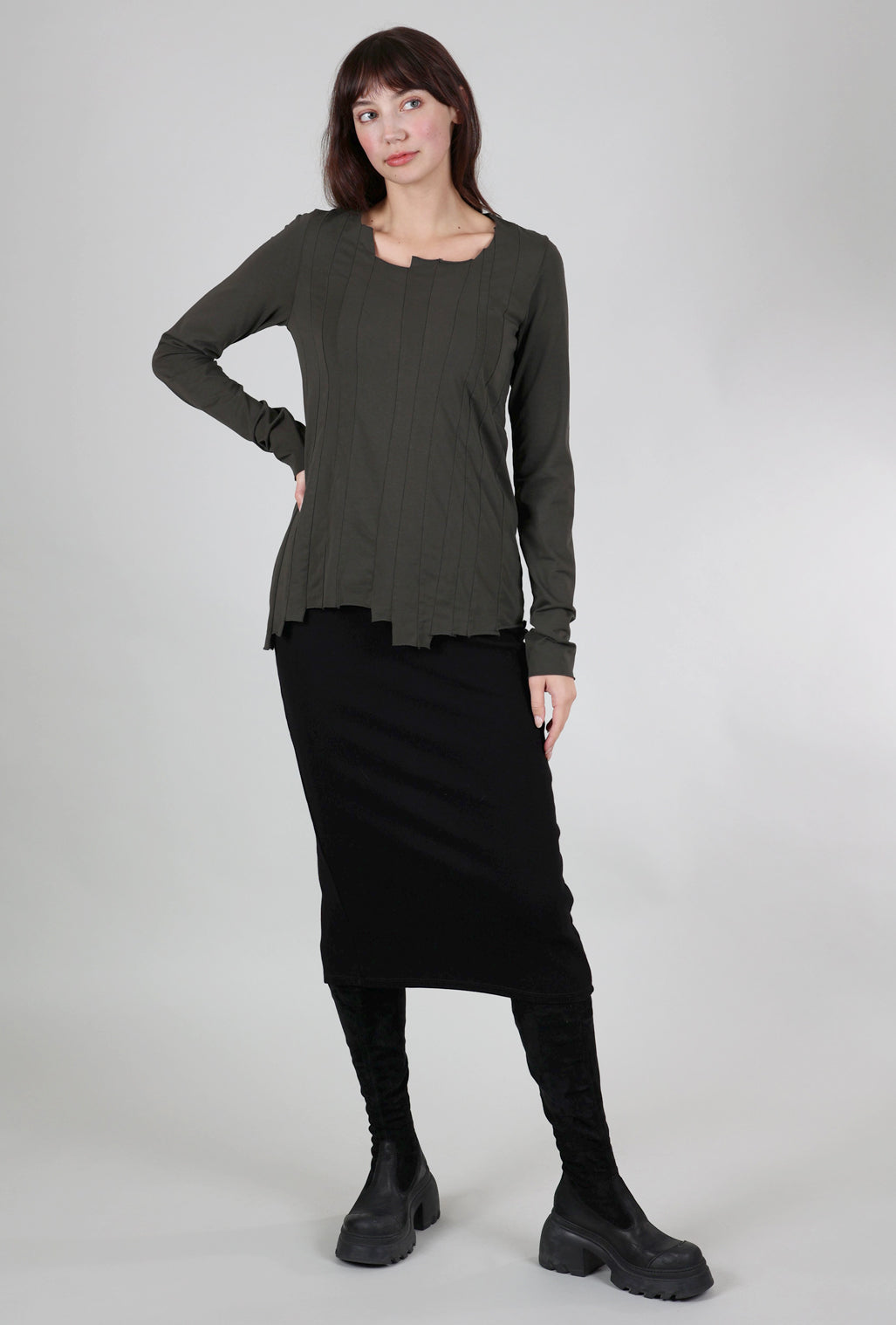 Prairie Underground Vortex Skirt, Black 