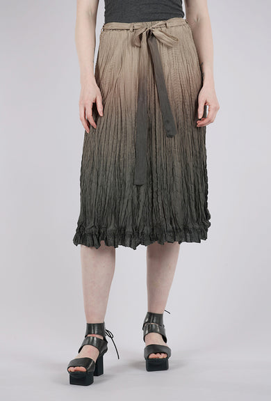 Viviana Uchitel Hand-Dyed Silk Skirt, Oxide 