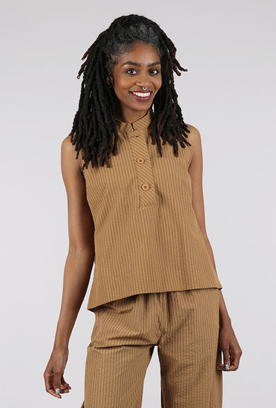 Gershon Bram Mercedes Top, Brown