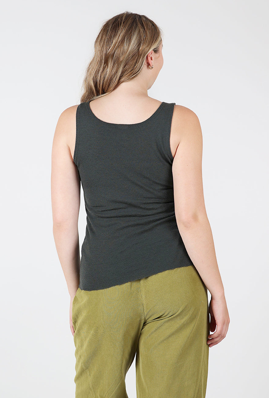 Wool Layer Tank, Raven