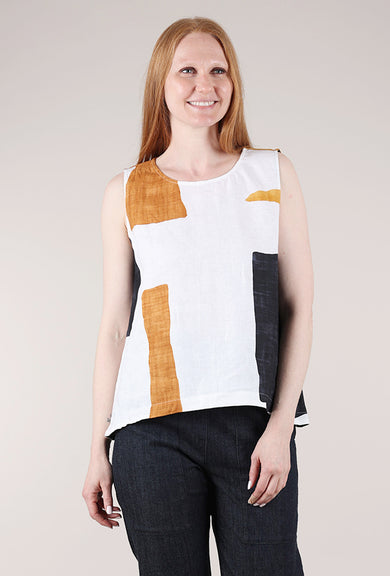 Olivia by Habitat Flax Colorblock Sunset Tank, Neutral 