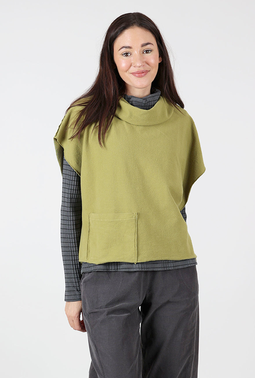 Fleece Cowl Topper, Avocado