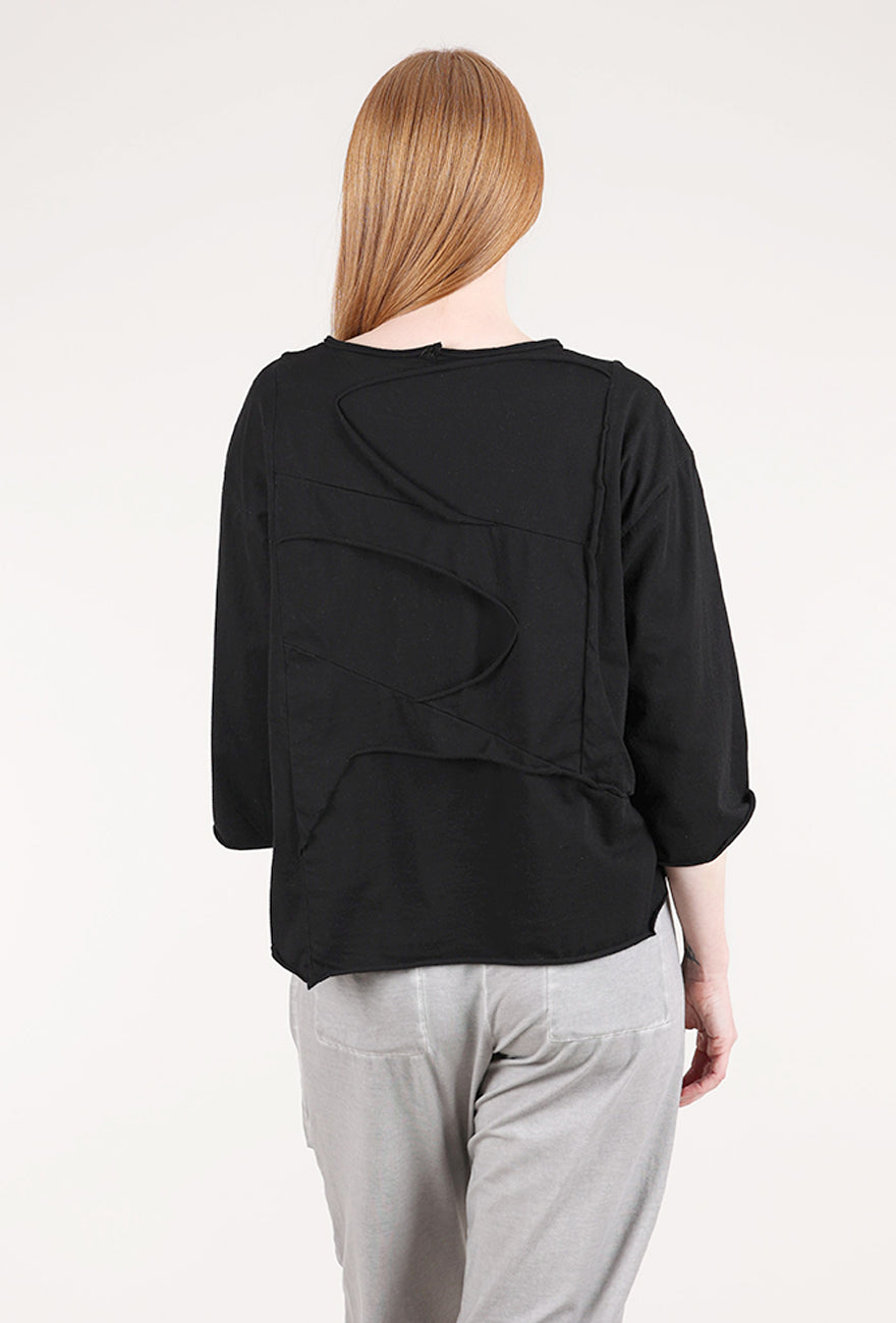 Cynthia Ashby Marc Top, Black 