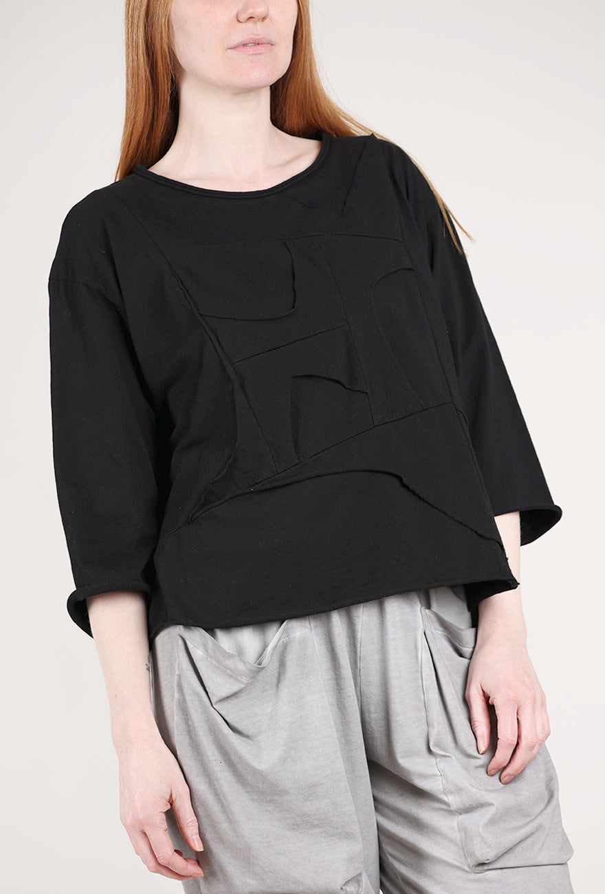 Cynthia Ashby Marc Top, Black 