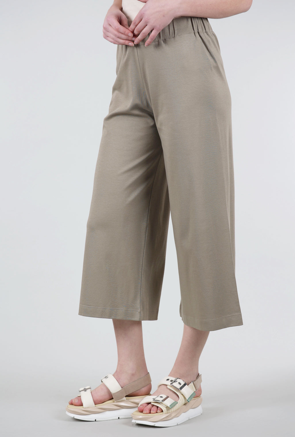 Planet Jersey Gaucho Pant, Fawn 