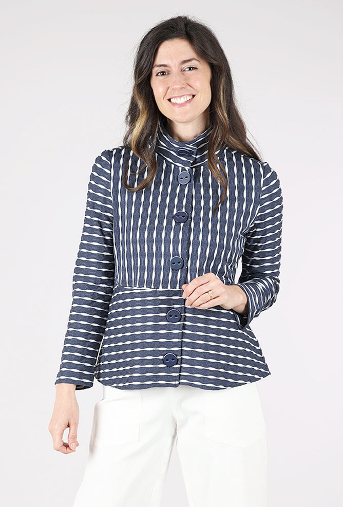 Habitat Newport Knit Downtown Jacket, Indigo 