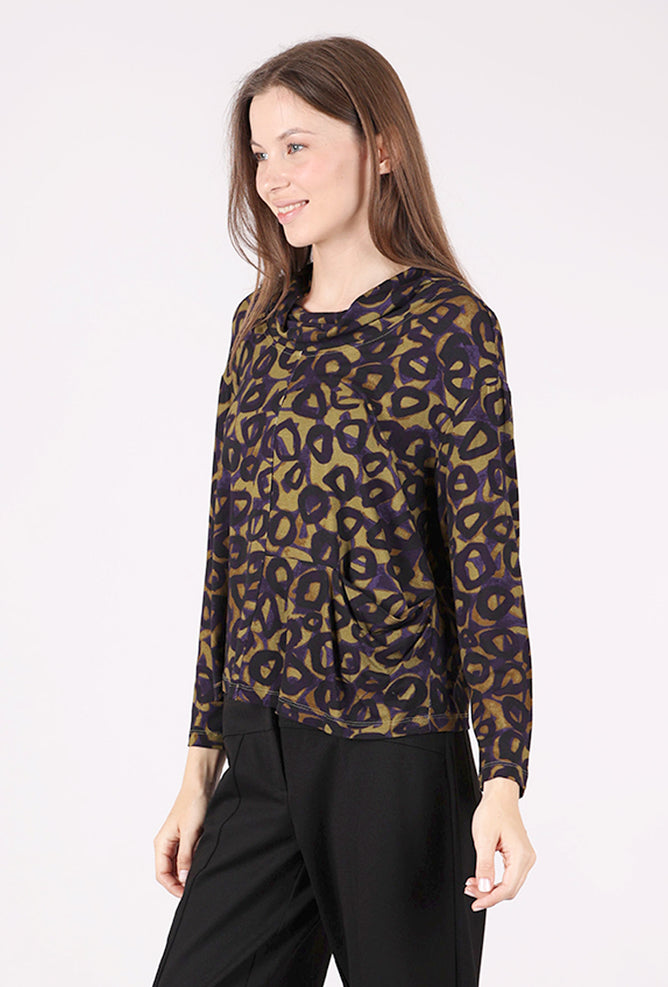Olivia by Habitat Arthouse Circle Effortless Pullover, Violet 