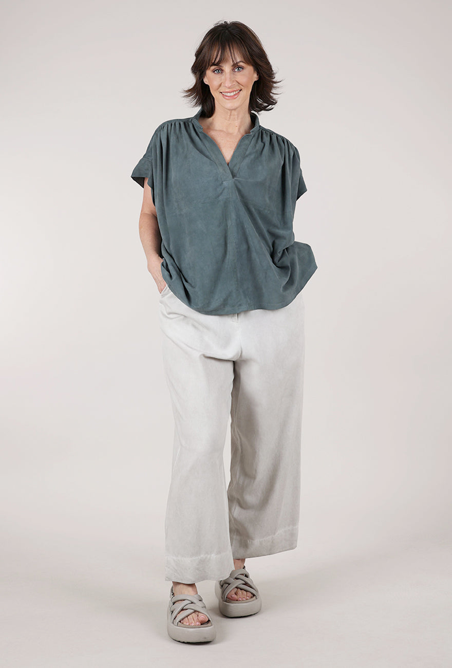 Hannes Roether Splendid Suede Top, Unicorn 