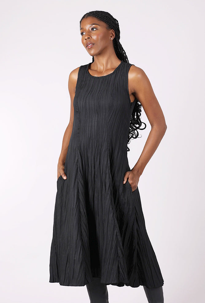 Porto Corra Dress, Black SLD 