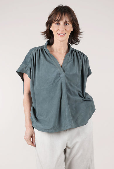 Hannes Roether Splendid Suede Top, Unicorn 