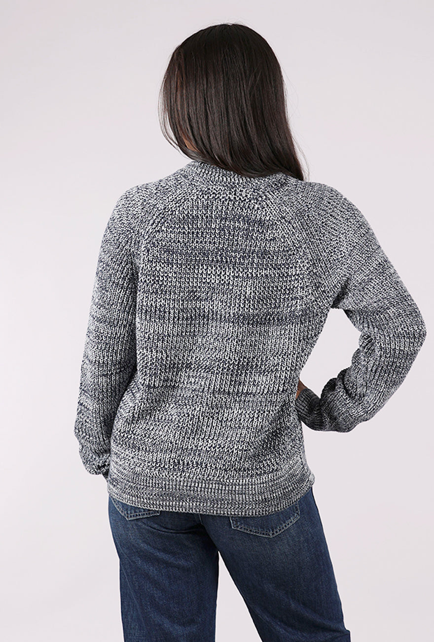 Pistola Edie Raglan Sweater, Navy Marl 