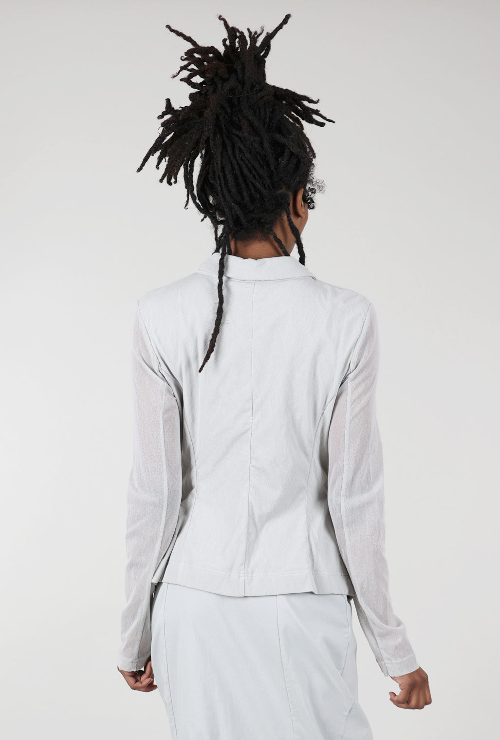 Rundholz Mesh Overlay Jacket, Gray 