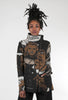 Rundholz Comic Jacquard Wool Cardigan, Bronze 