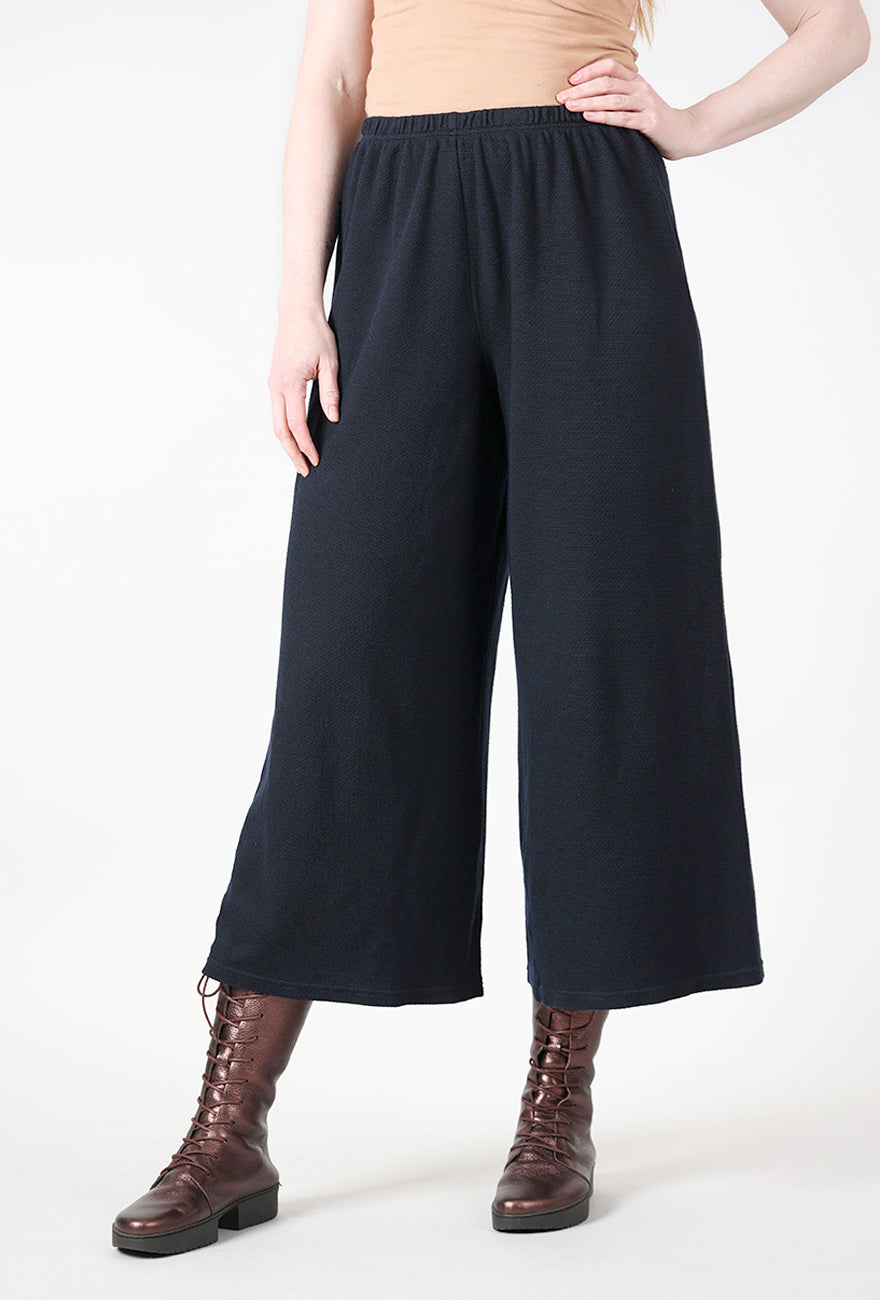 Cut Loose Marled Sweater Knit Pant, Etan Navy 