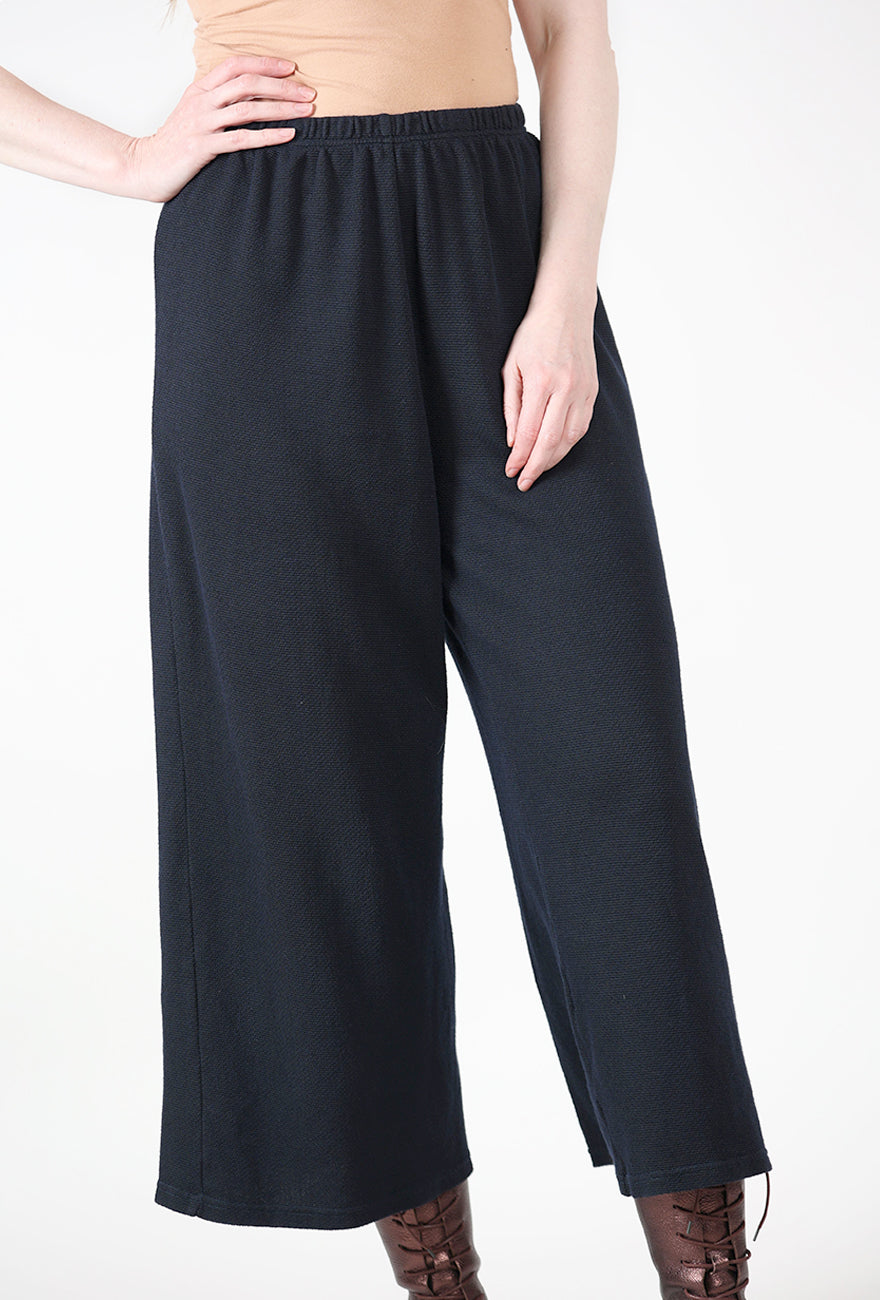 Cut Loose Marled Sweater Knit Pant, Etan Navy 