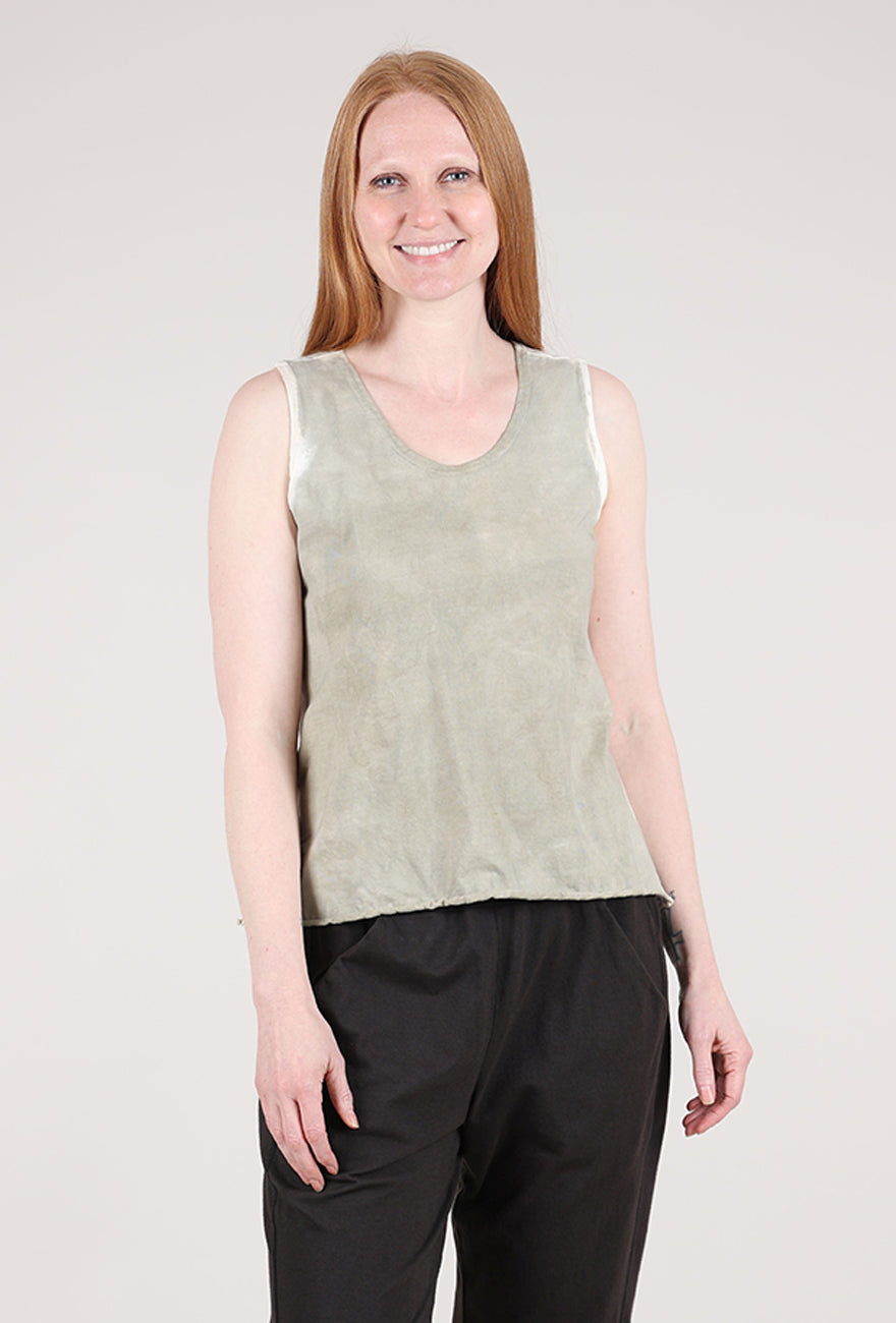 Cynthia Ashby Slim Knit Tank, Yucca 