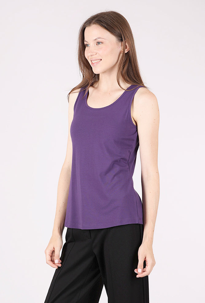 Olivia by Habitat Foundation Knit Layering Tank, Violet 