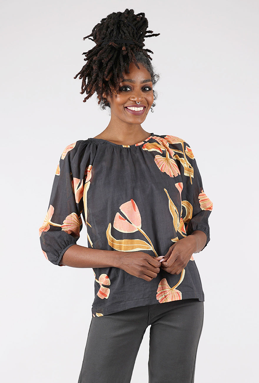 Bel Kazan Effie Top, Dahlia 