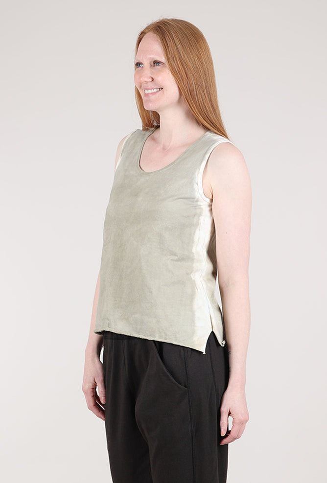 Cynthia Ashby Slim Knit Tank, Yucca 