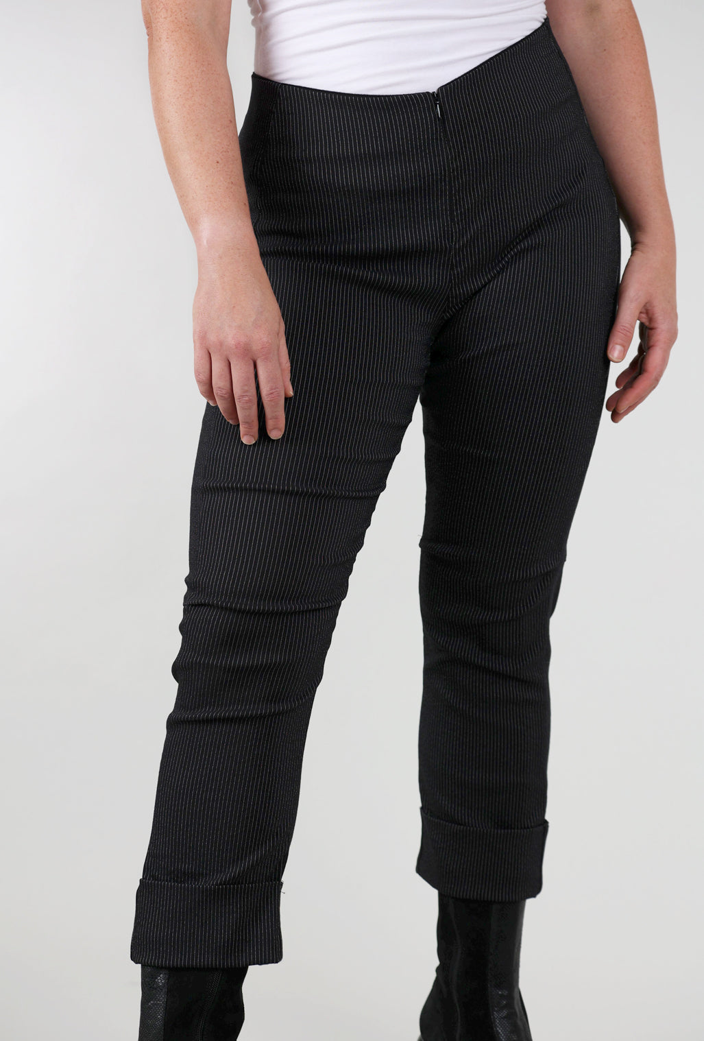 Porto Verona Crop Pant, Black Stripe 