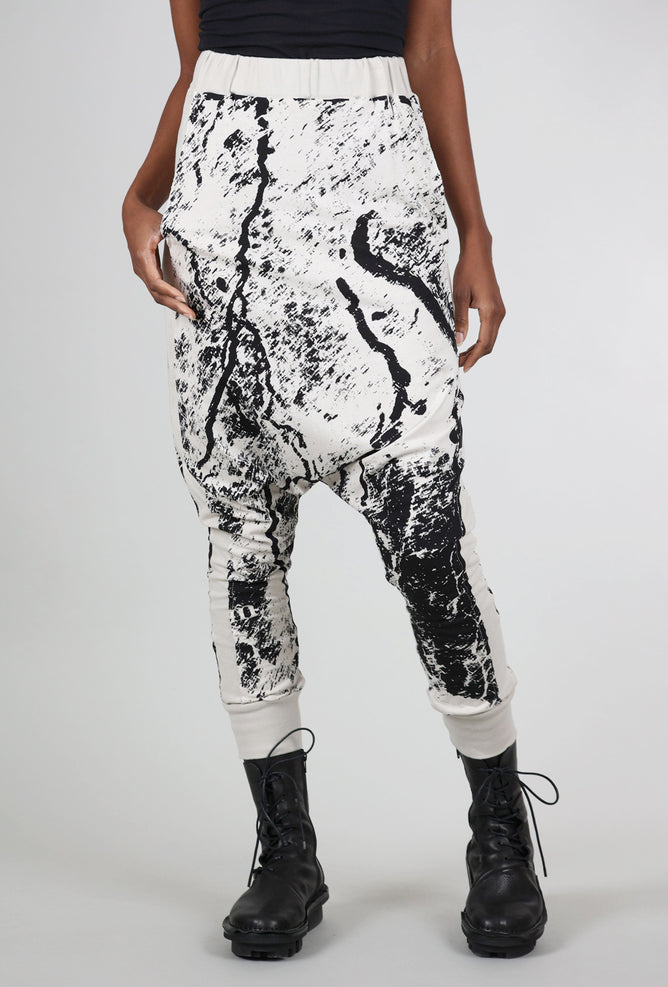 Studio B3 Sills Jersey Print Pant, Dust 