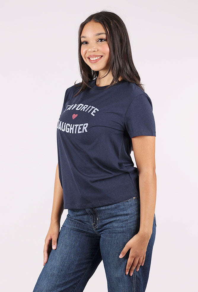Favorite Daughter Favorite Daughter Tee, Navy 