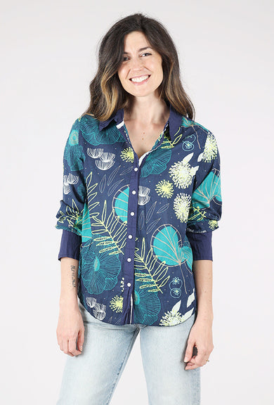 Tulip Crinkled Gretchen Shirt, Portland 