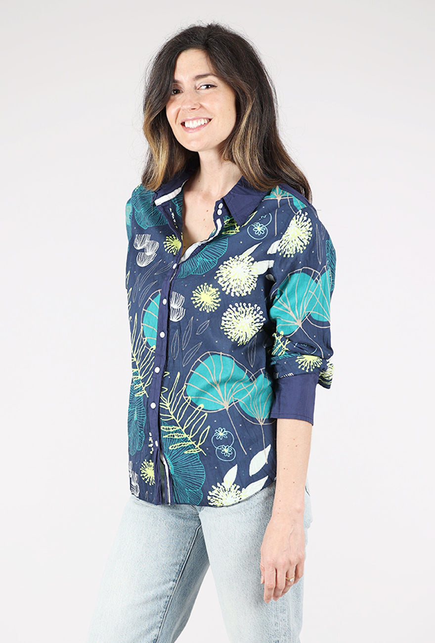 Tulip Crinkled Gretchen Shirt, Portland 