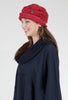 Lillie & Cohoe Mohair Jeanette Hat, Red 