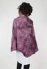 Moyuru Marled Button Cape, Plum 