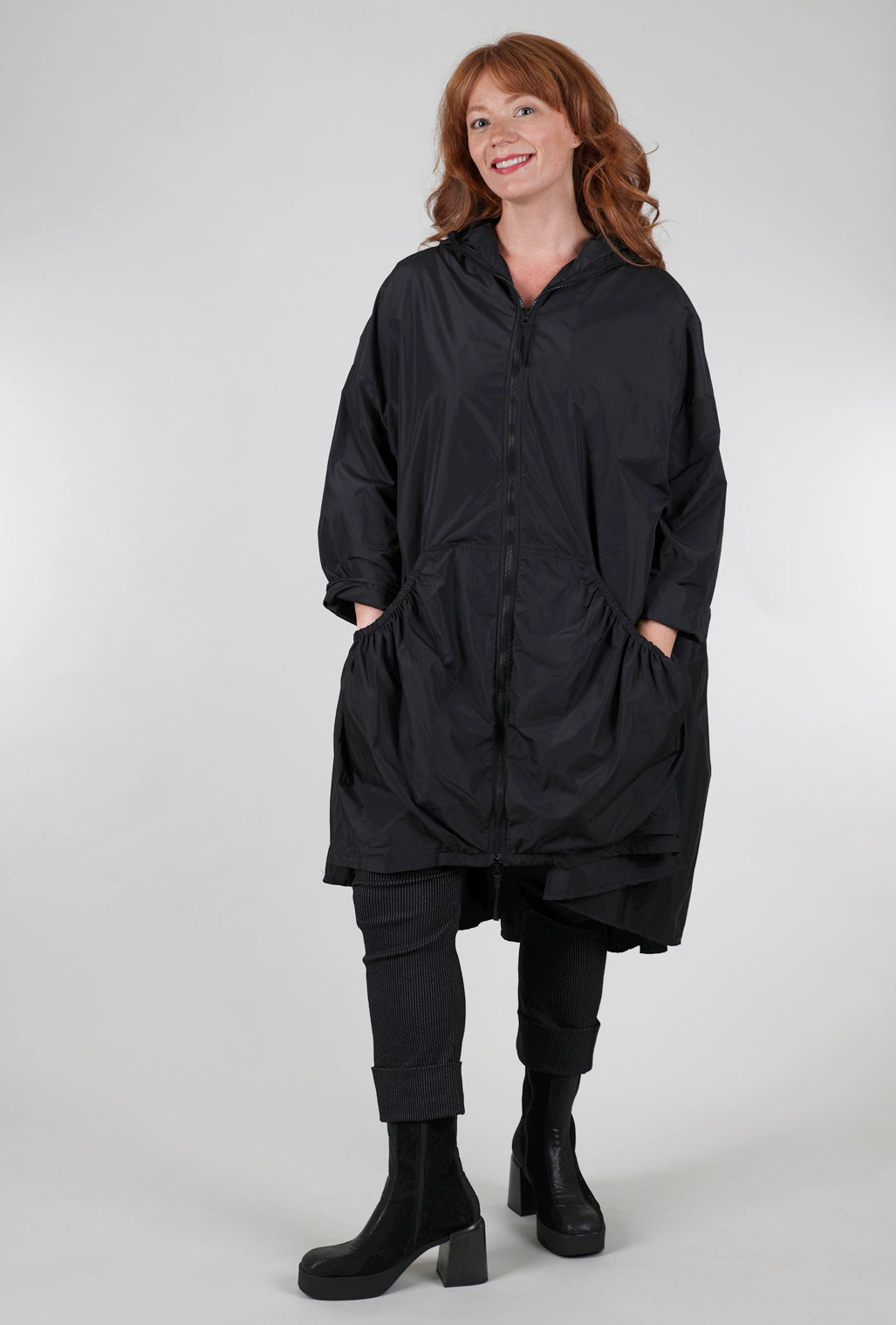 Pluslavie Let It Rain Jacket, Black One Size Black