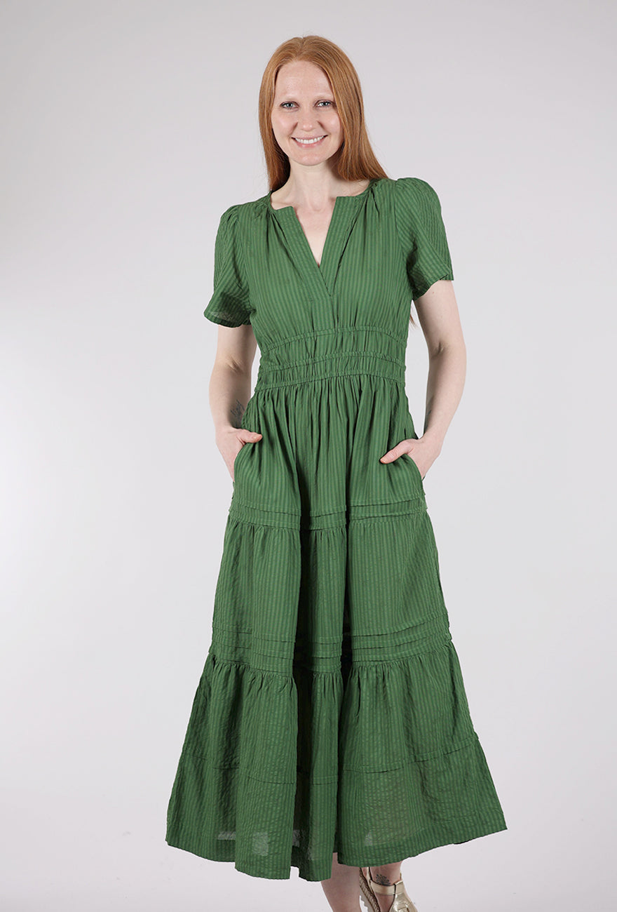 Dolma Suri Solid Maxi Dress, Green 