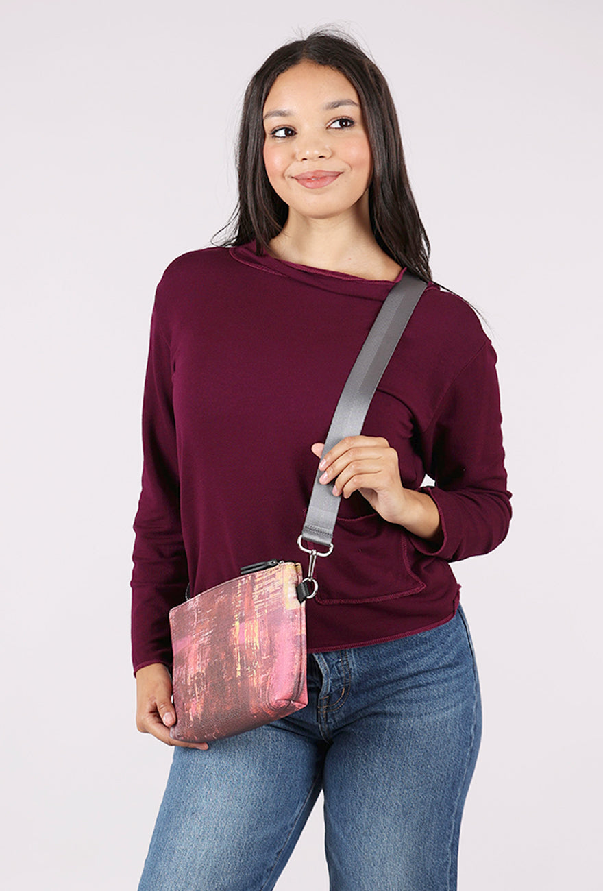 Delisch Crossbody Bag, Pomegranate/Gold 