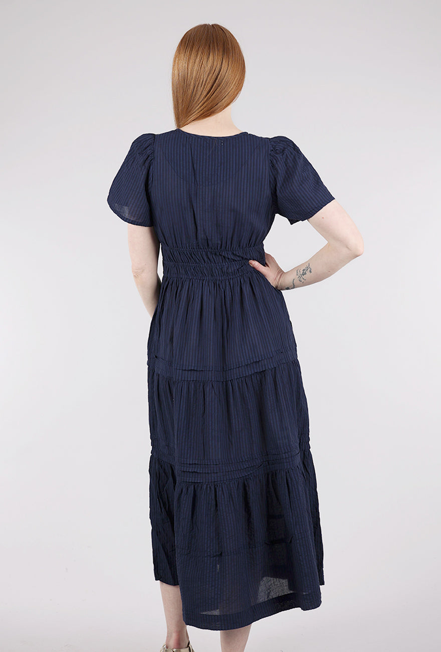 Dolma Suri Solid Maxi Dress, Navy 