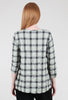 Cut Loose Pucker Plaid A-Line Top, Salvia 
