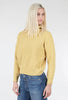 Lilla P Oversized Lofted Rib Tneck Sweater, Gold Dust 