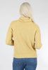 Lilla P Oversized Lofted Rib Tneck Sweater, Gold Dust 