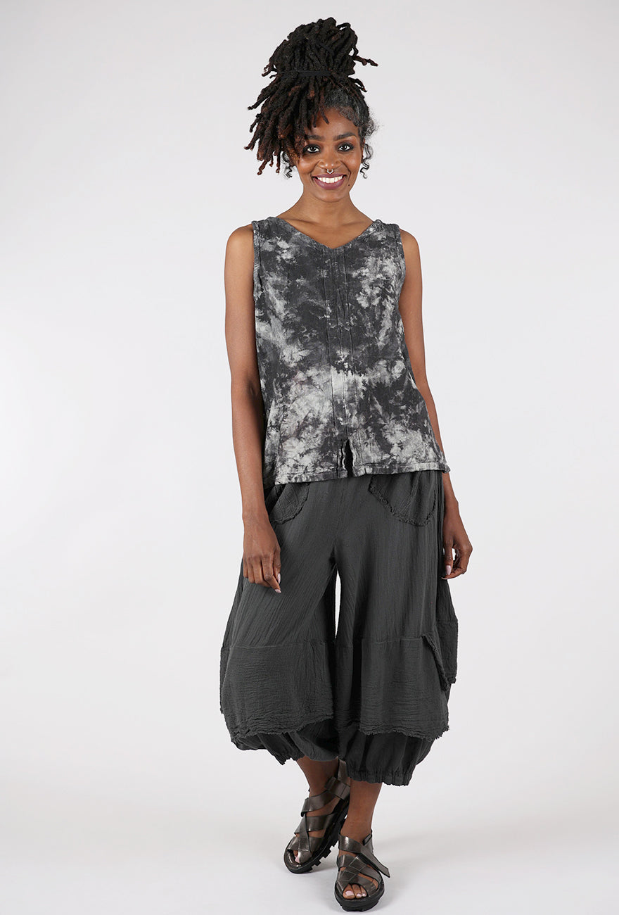 Oh My Gauze Henri Tank, Washed Black 