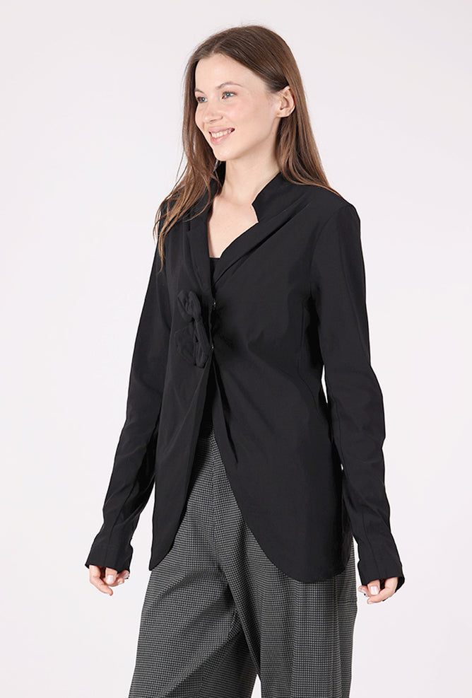 Rundholz Sig Stretch Flower Pin Jacket, Black 