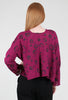 Paper Temples Nelson Sweater, Berry/Circles 